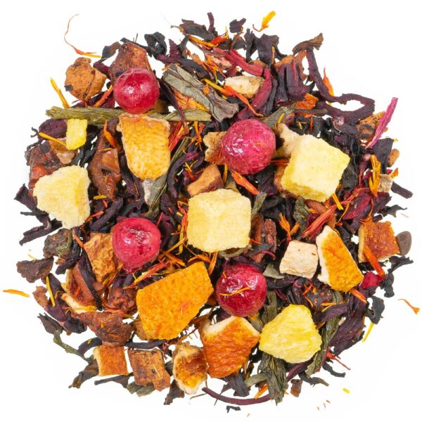 Eistee Pfirsich - Früchtetee mit Teemischung (27,5%), aromatisiert
